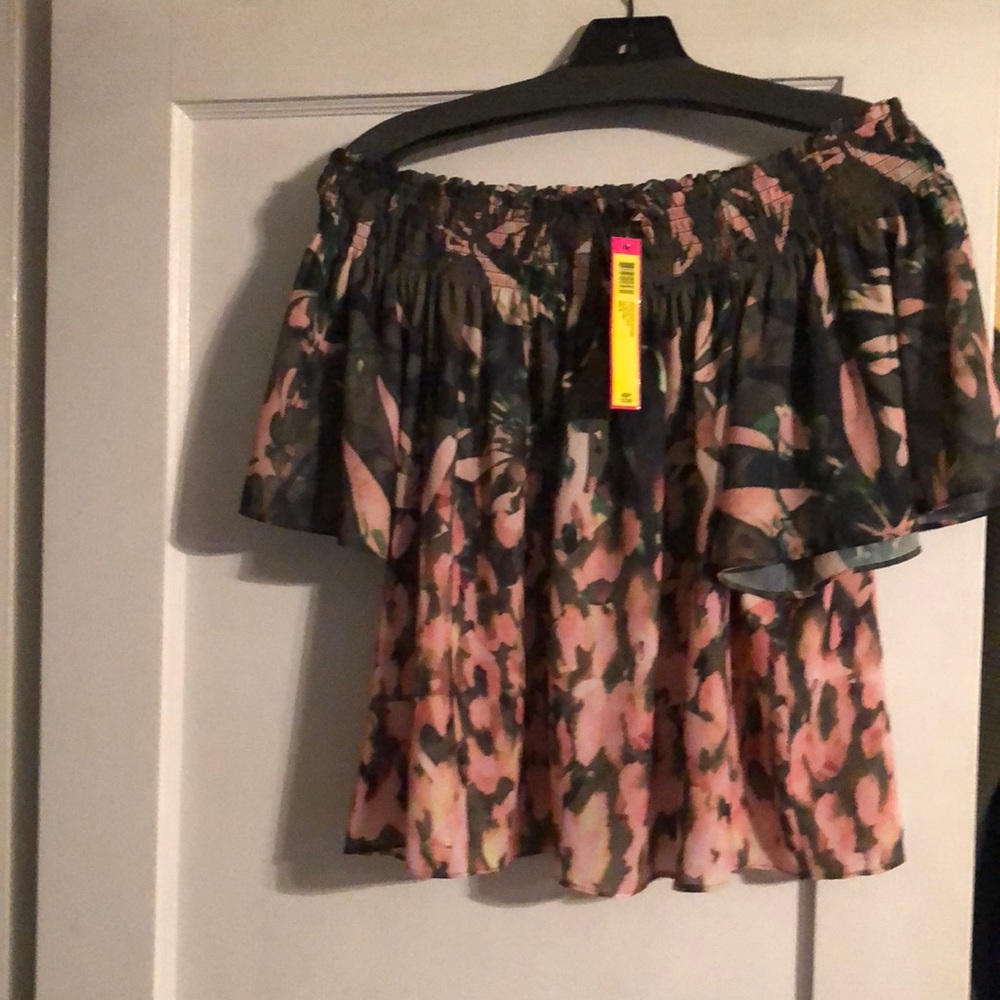 Catherine Malandrino Off-Shoulder Blouse